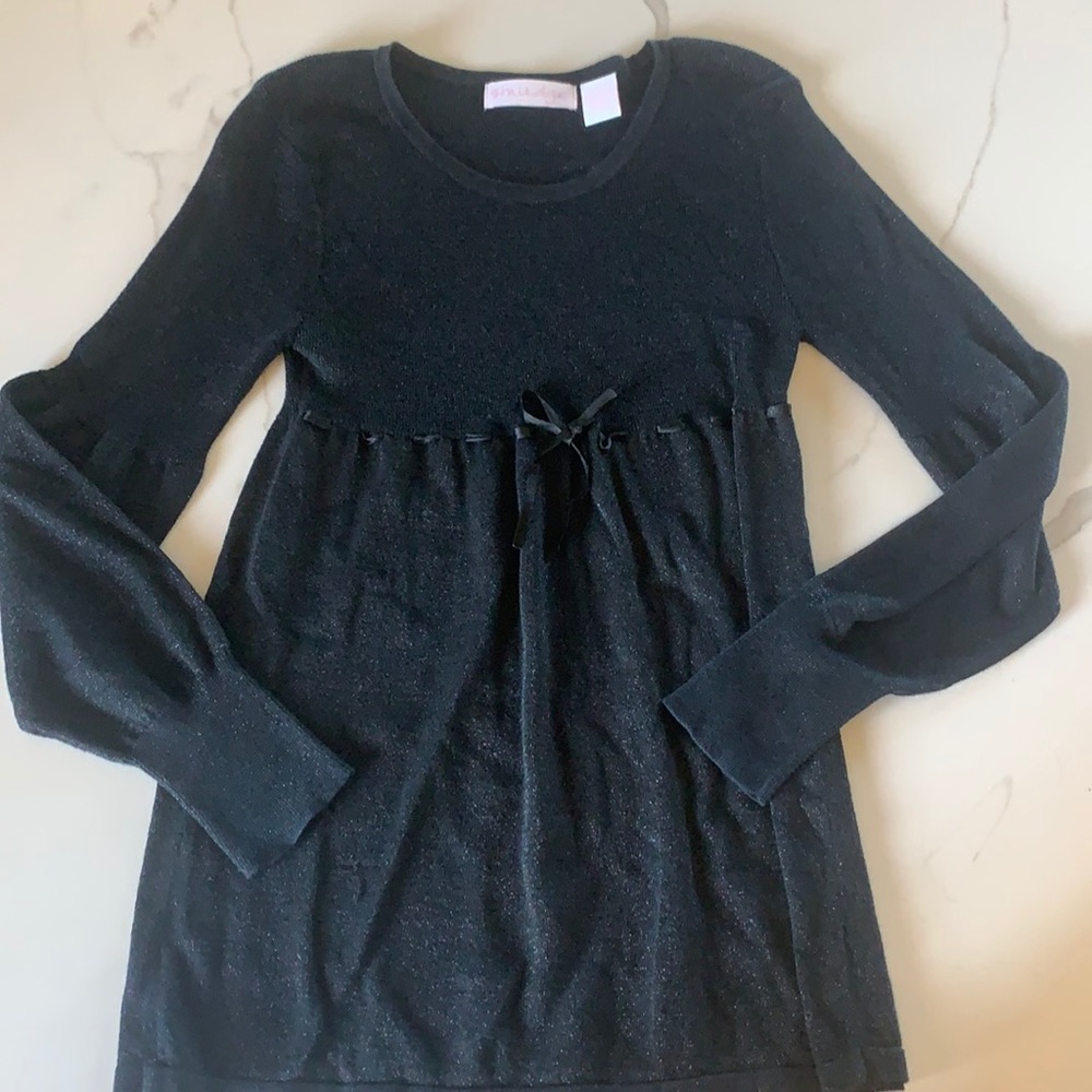 Women’s small/junior XL sparkly black blouse
